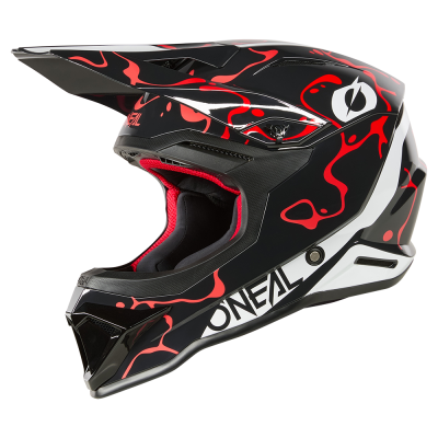 1SRS Helmet SPLASH black/red