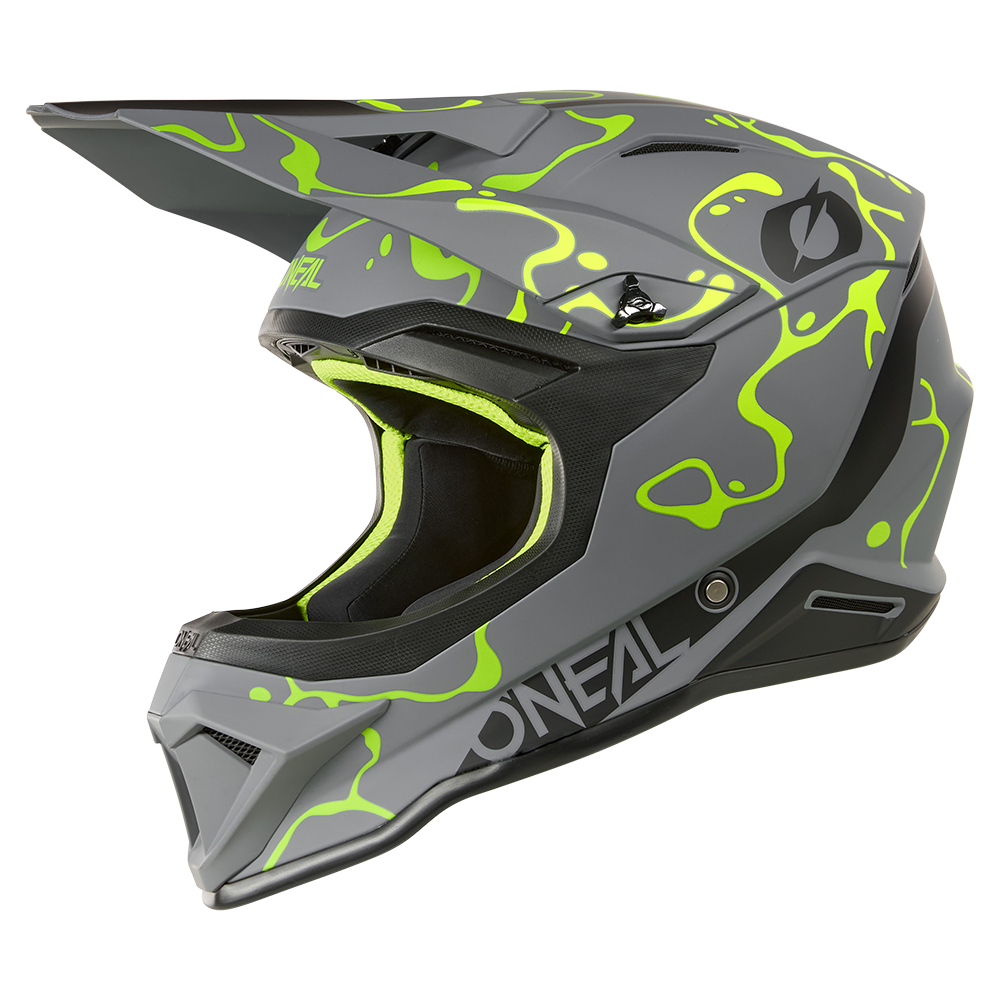 1SRS Helmet SPLASH gray/neon yellow