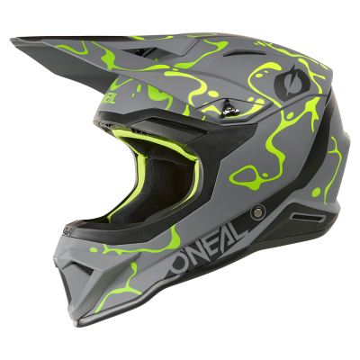 1SRS Helmet SPLASH gray/neon yellow