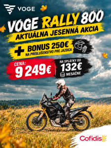 Jesenná akcia Voge Rally 800