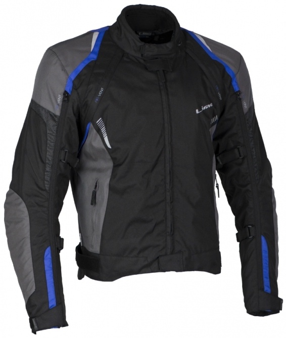 LUCAS blue - pánska textilná moto bunda