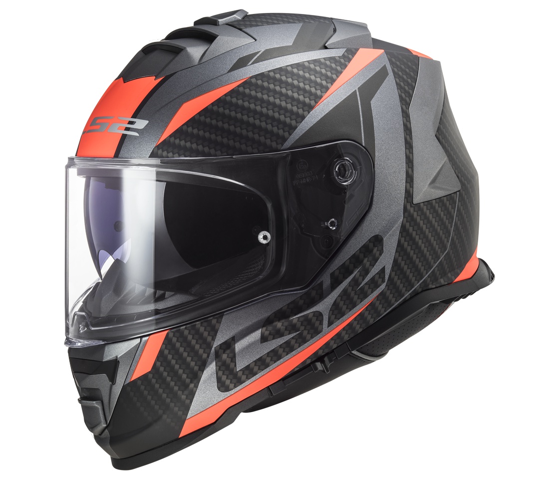 FF800 STORM II RACER II Matt Titanium Fluo Orange
