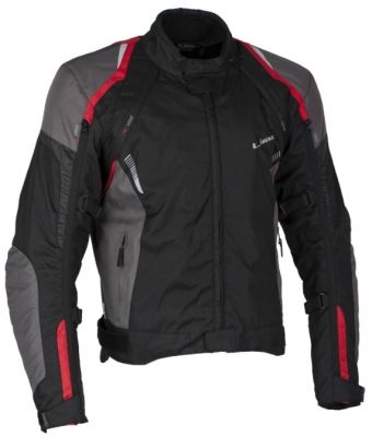 LUCAS red - pánska textilná moto bunda