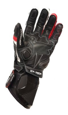 GT-TECH - red športové moto rukavice
