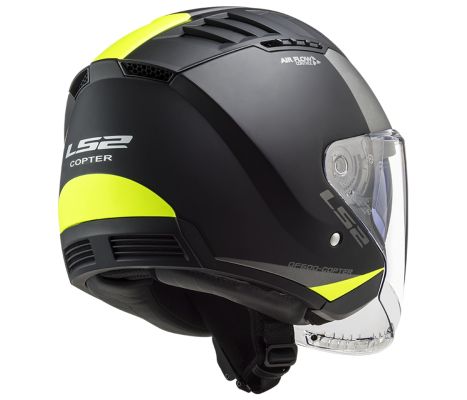 OF600 Copter II Urbane Matt Black H-V Yellow