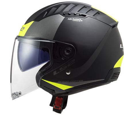 OF600 Copter II Urbane Matt Black H-V Yellow