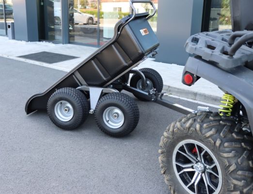 SHARK ATV Záhradný vozík GARDEN 680 BLACK, 4 kolo