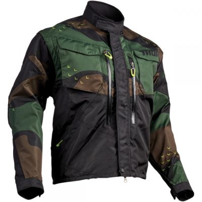 TERRAIN S9 OFFROAD JACKET GREEN CAMO