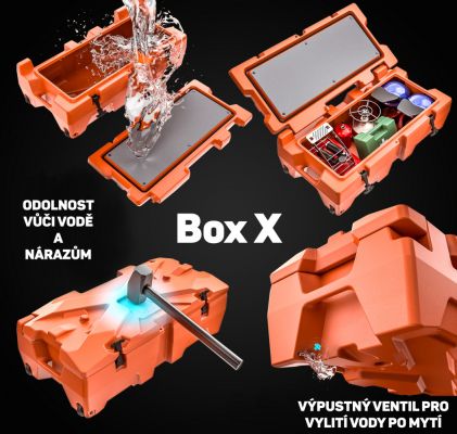 Tesseract Box X - Oranžový (120L)