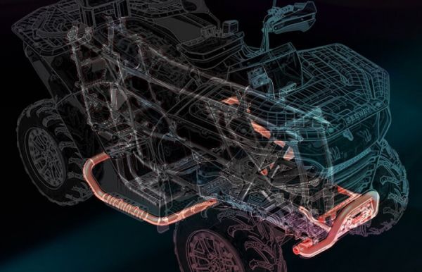 SNARLER AT6 L EPS WHITE/RED E5