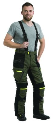 MEMPHIS PANTS GREEN textilné moto nohavice