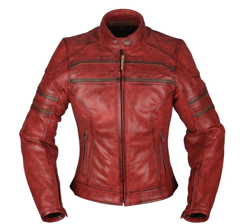 Kožená bunda Iona Lady Red