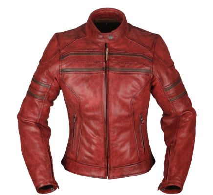 Kožená bunda Iona Lady Red