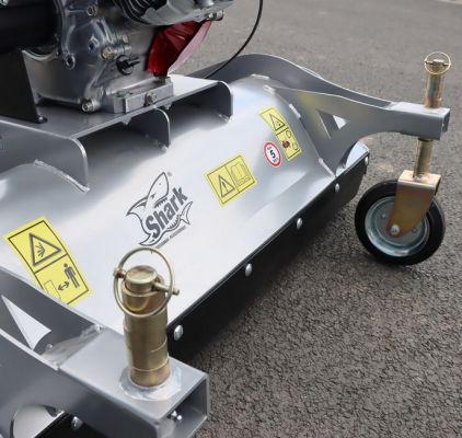 ATV predný mulčovač 100cm s motorem HONDA GX 270, farba strieborná