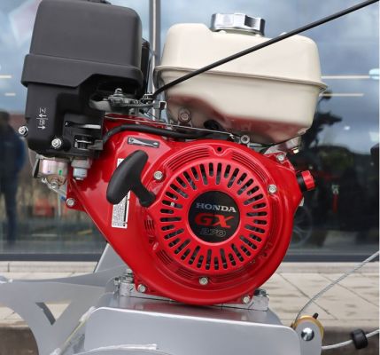 ATV predný mulčovač 100cm s motorem HONDA GX 270, farba strieborná