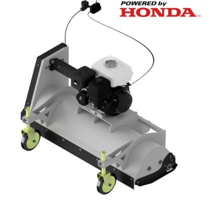 ATV predný mulčovač 100cm s motorem HONDA GX 270, farba strieborná