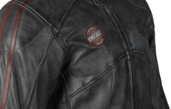 VINTAGE - pánska koženná moto bunda