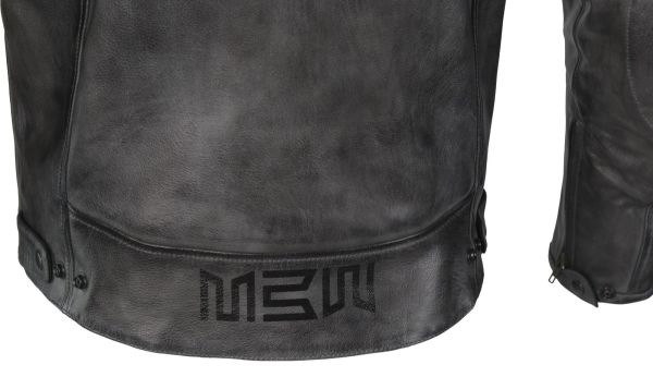 VINTAGE - pánska koženná moto bunda