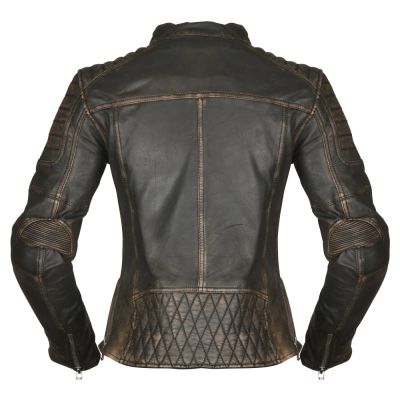 Kalea Lady kožená dámska moto bunda Vintage