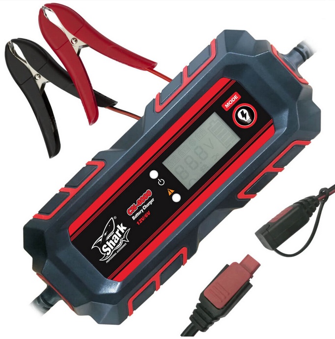 Nabíjačka batérií SHARK CN-4000, 6/12V, IP54, 4A DC
