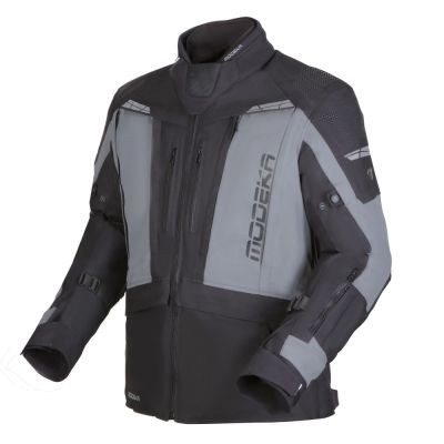 textilná bunda Hydron čierno šedá