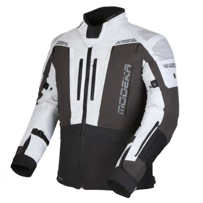 TEXTILNÁ BUNDA HYDRON tmavo šedá čierna