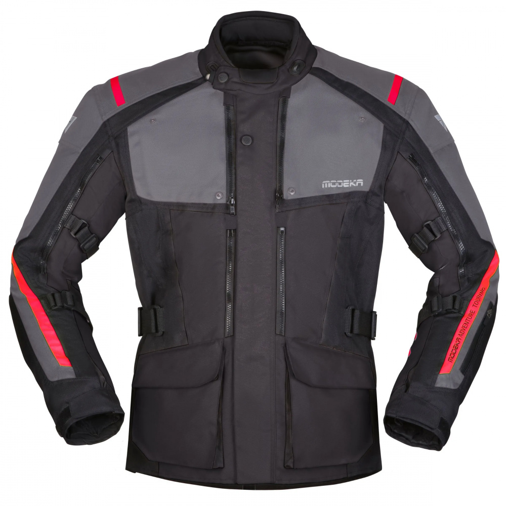 Textilná bunda Varus tmavo šedá