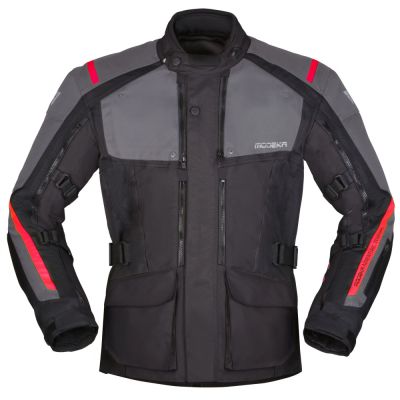 Textilná bunda Varus tmavo šedá