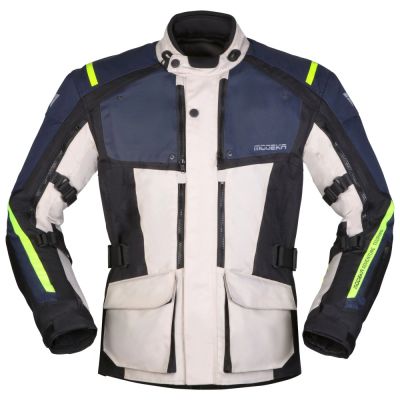 TEXTILNÁ BUNDA VARUS popolavá modrá