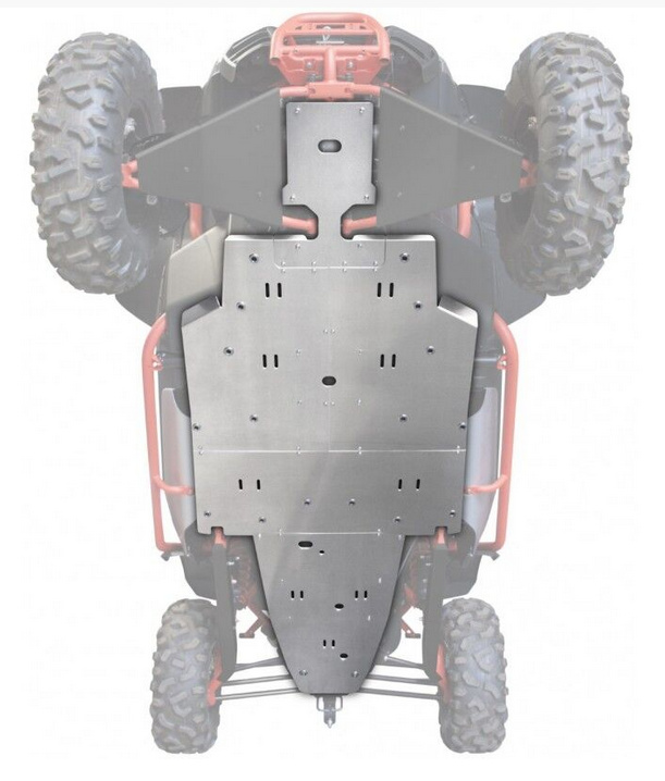 SKID PLATES KIT ALU - SEGWAY VILLAIN SX10