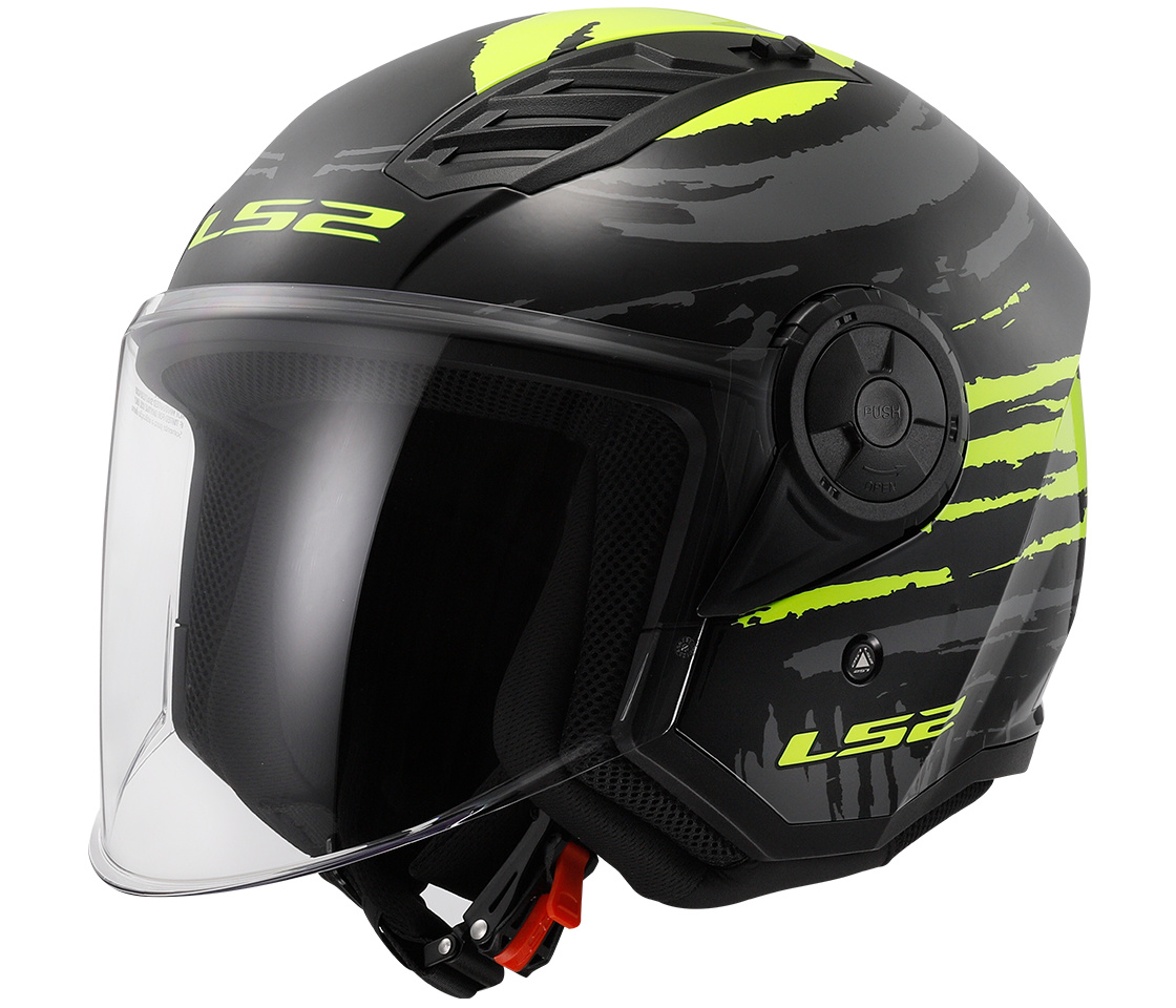 OF616 AIRFLOW II BRUSH Black H-W Yellow