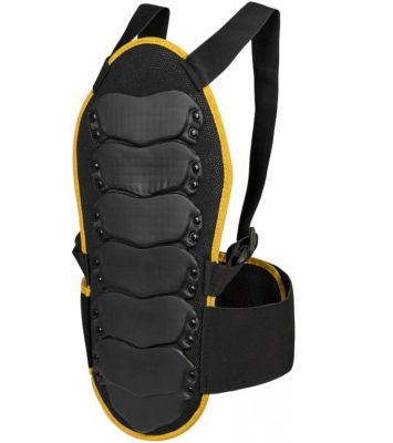 Detský chránič chrbtice Impact čierno-fluo žltý