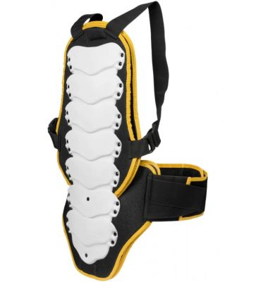 Chránič chrbtice Impact bielo-čierno-fluo žltý