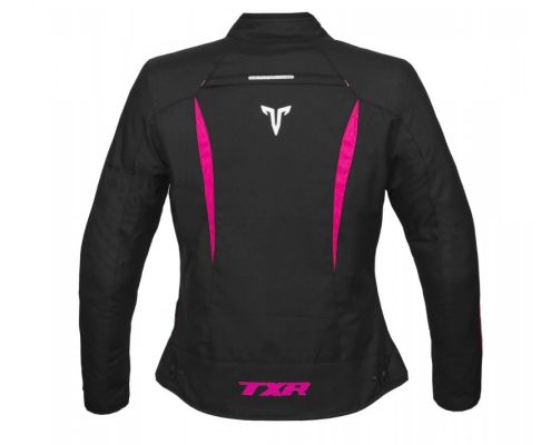 Dámska bunda na motorku Elisa čierno-ružová