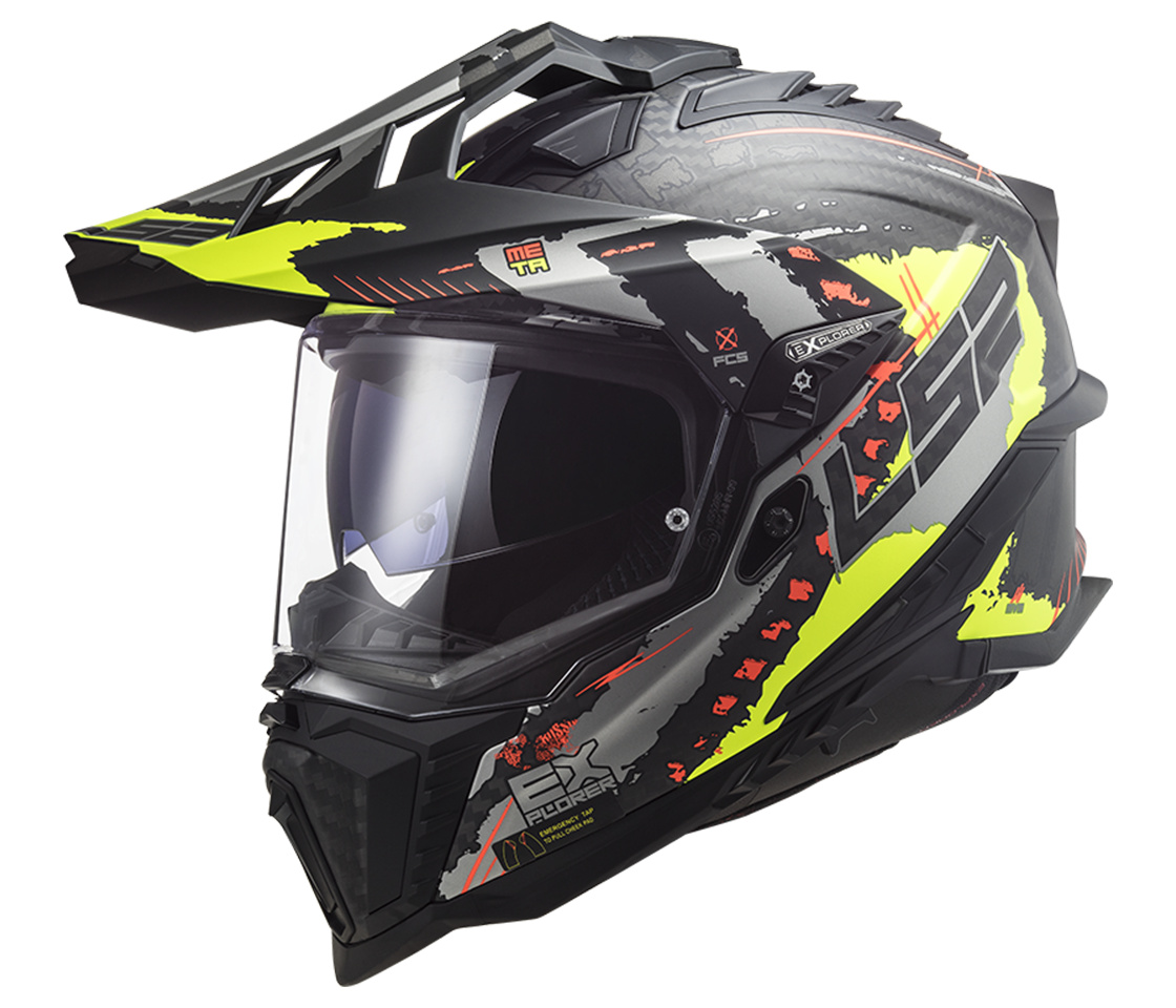 MX701 Explorer Carbon EXTEND Matt H-V Yellow