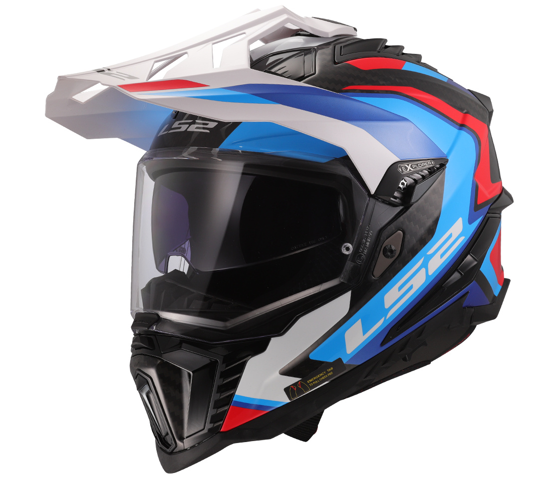 MX701 Explorer Carbon FRONTIER II Gloss White Blue