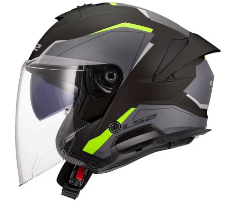 OF618 VERSO II AIR Matt Black H-V Yellow