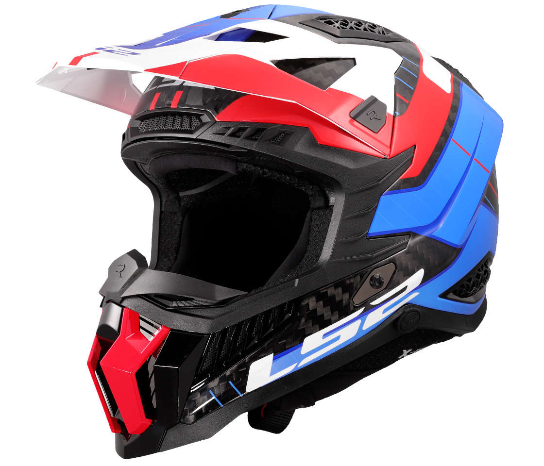 MX703 X-Force GALUO Gloss White Red Blue