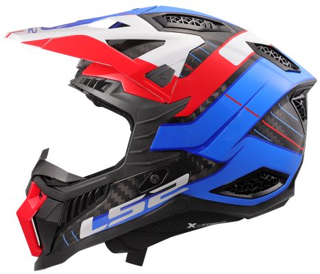 MX703 X-Force GALUO Gloss White Red Blue