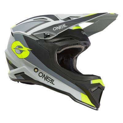 Prilba 1SRS STREAM black/neon yellow detská