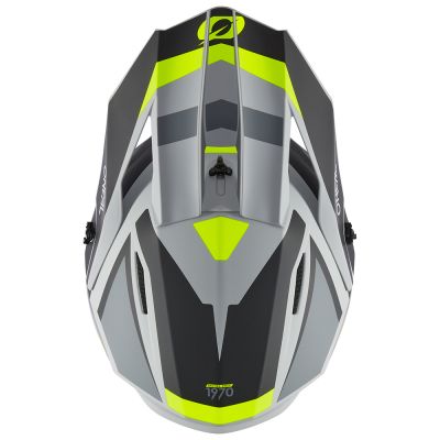 Prilba 1SRS STREAM black/neon yellow detská