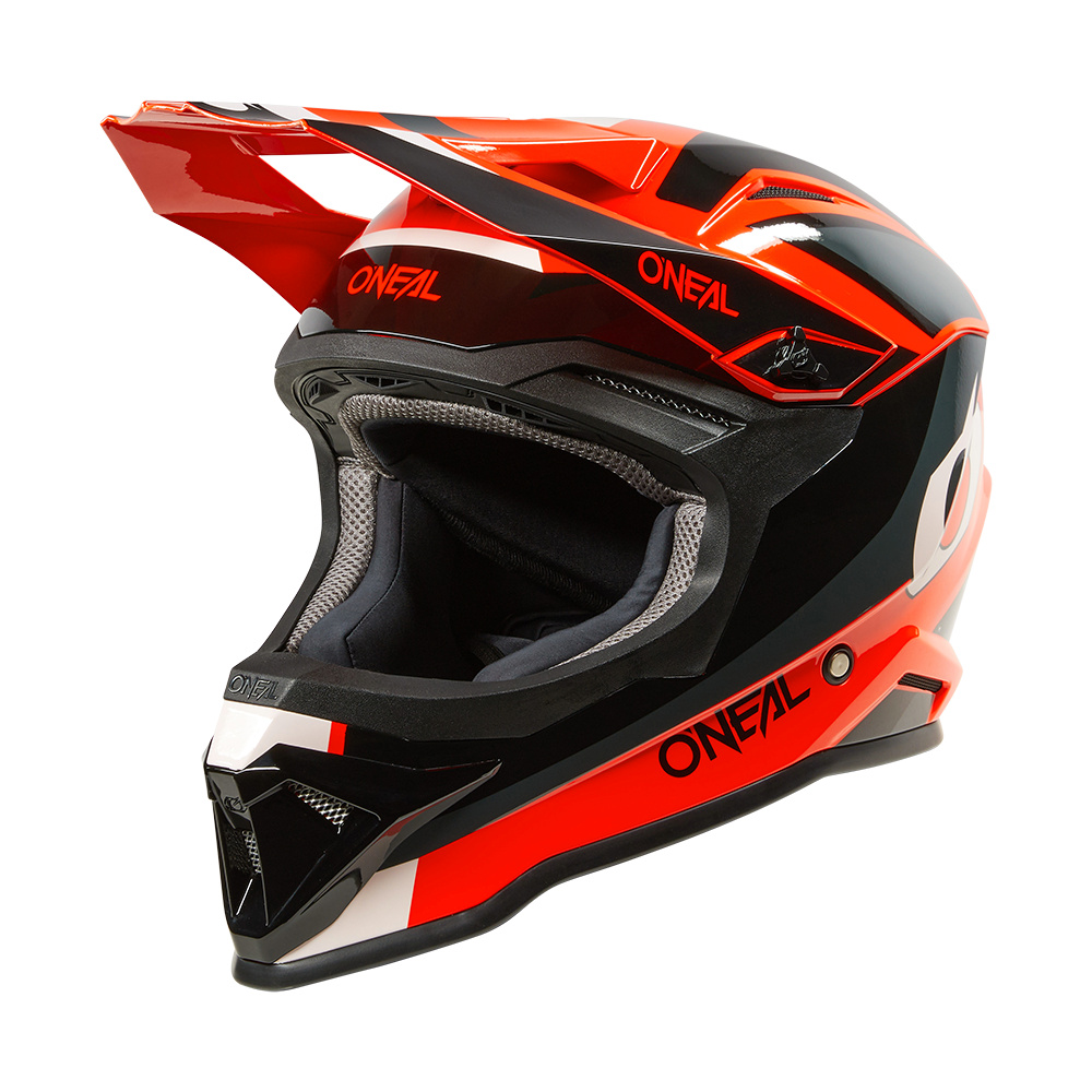 Prilba 1SRS STREAM black/red detská