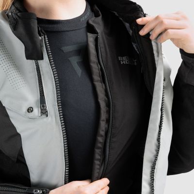 Dámska bunda Hiker IV black/grey/fluo yellow