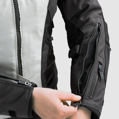 Dámska bunda Hiker IV black/grey/fluo yellow