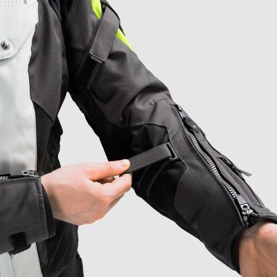 Dámska bunda Hiker IV black/grey/fluo yellow