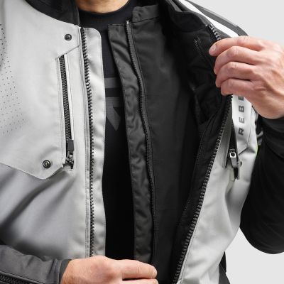 Pánska bunda Hiker IV black/grey/ neon yellow