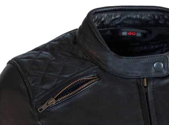 BORA kožená dámska moto bunda