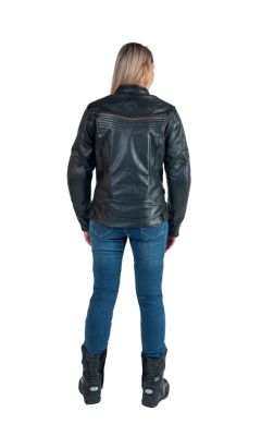 BORA kožená dámska moto bunda