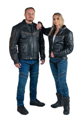 BORA kožená dámska moto bunda