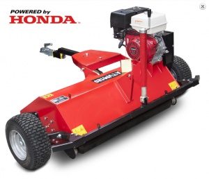 SHARK ATV mulčovač s motorom Honda GX 390, červená farba